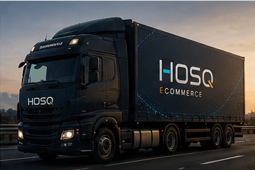 Caminhão de transporte da HOSQ Ecommerce